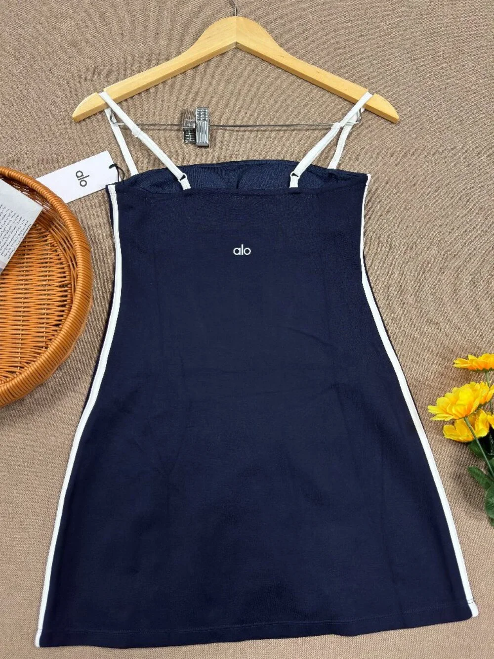 Obsessed With This💙Alo Yoga Airbrush Streamlined Dress Navy🎽NWT Size M